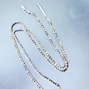 Stella & Dot Zoe Lariat Nexklace Multi Tone